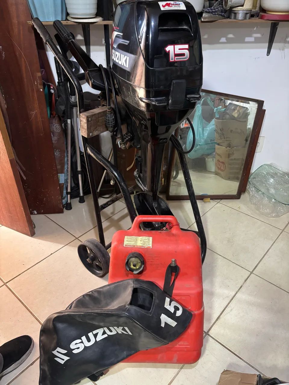 Motor Suzuki 15 HP  - Foto 3