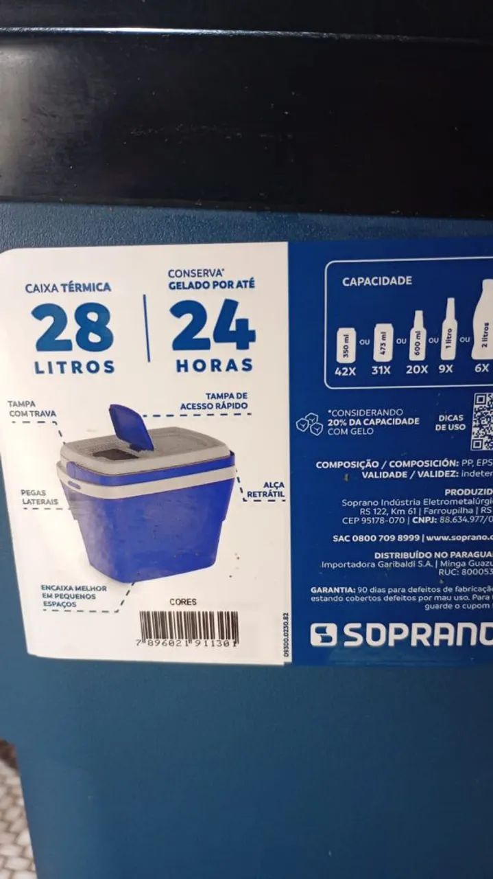Caixa térmica 28L NOVA - Foto 2