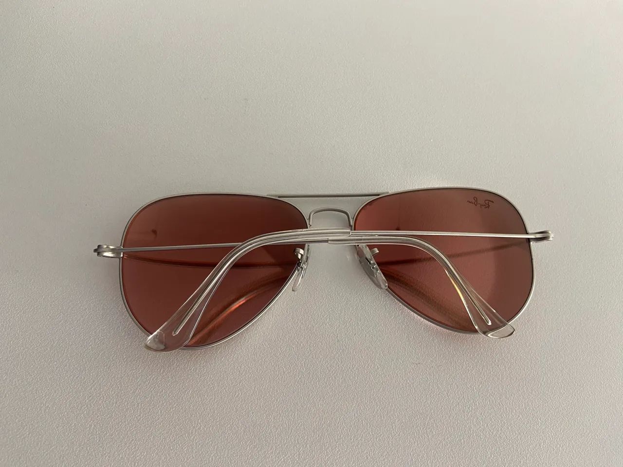 Ray ban aviador rosa espelhado  - Foto 3