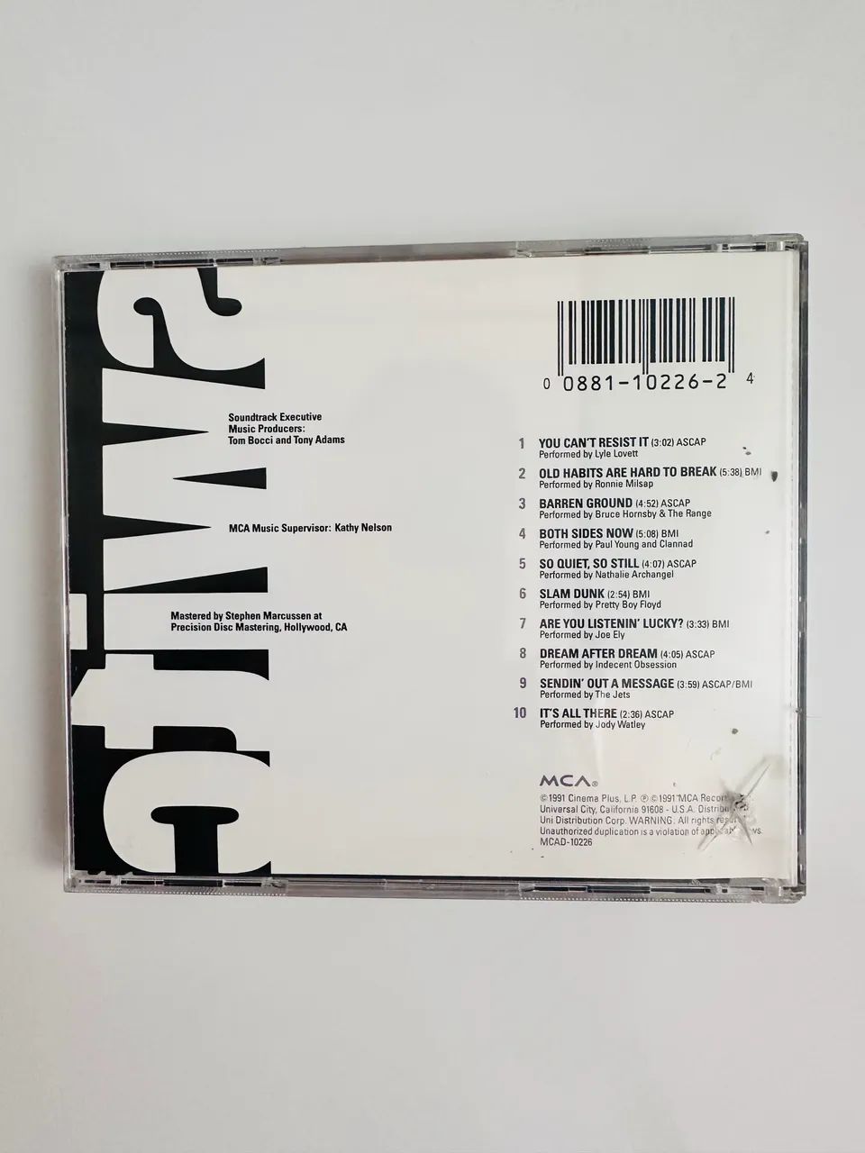 CD trilha sonora filme Switch (1991) - Foto 3
