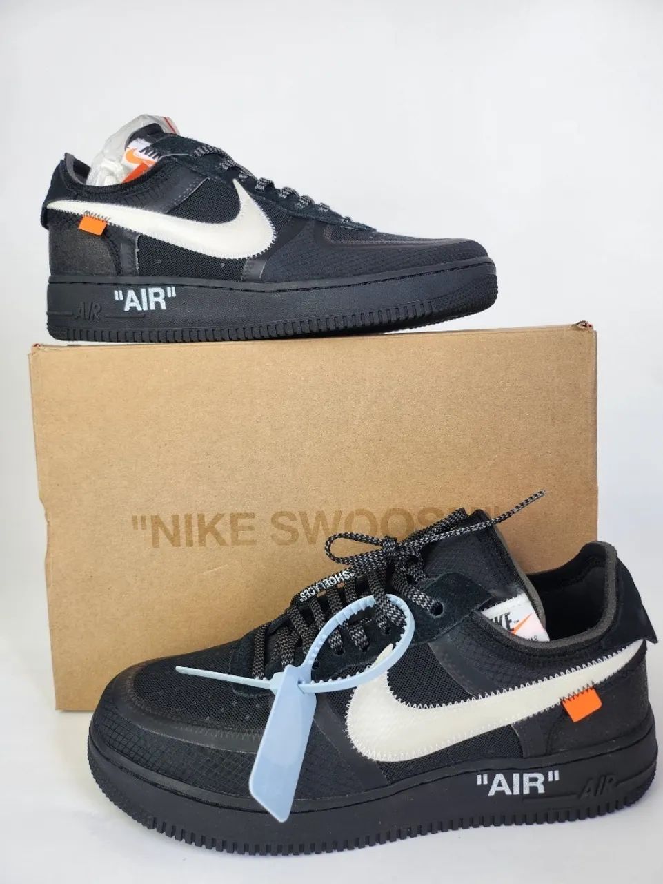 Off-White x Nike Air Force 1 Black - Foto 5