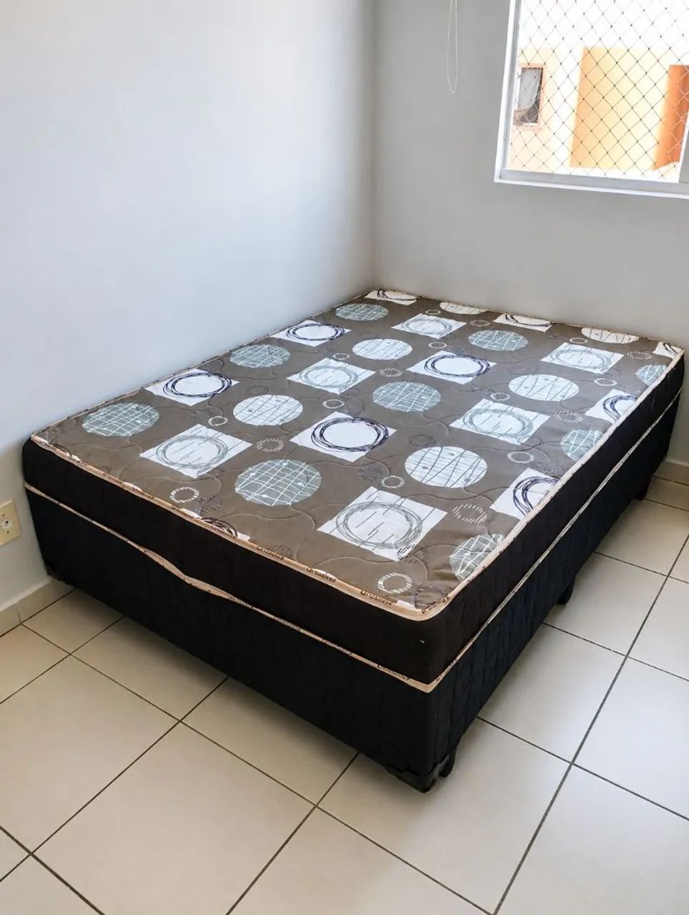 Cama box casal  Val 10cm de espuma D28