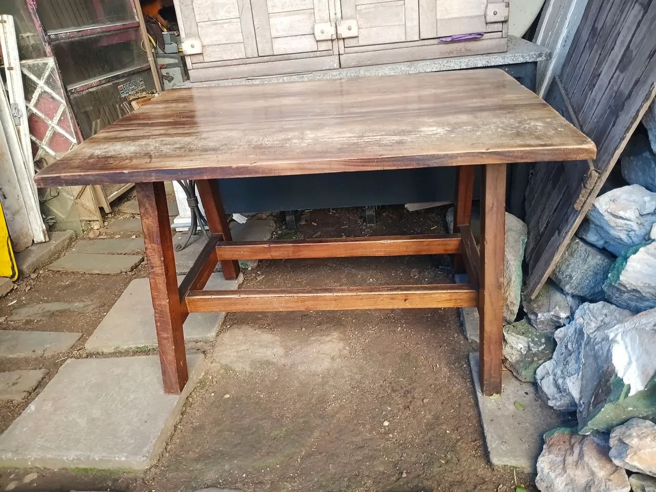mesa cavalete antiga... - Foto 2