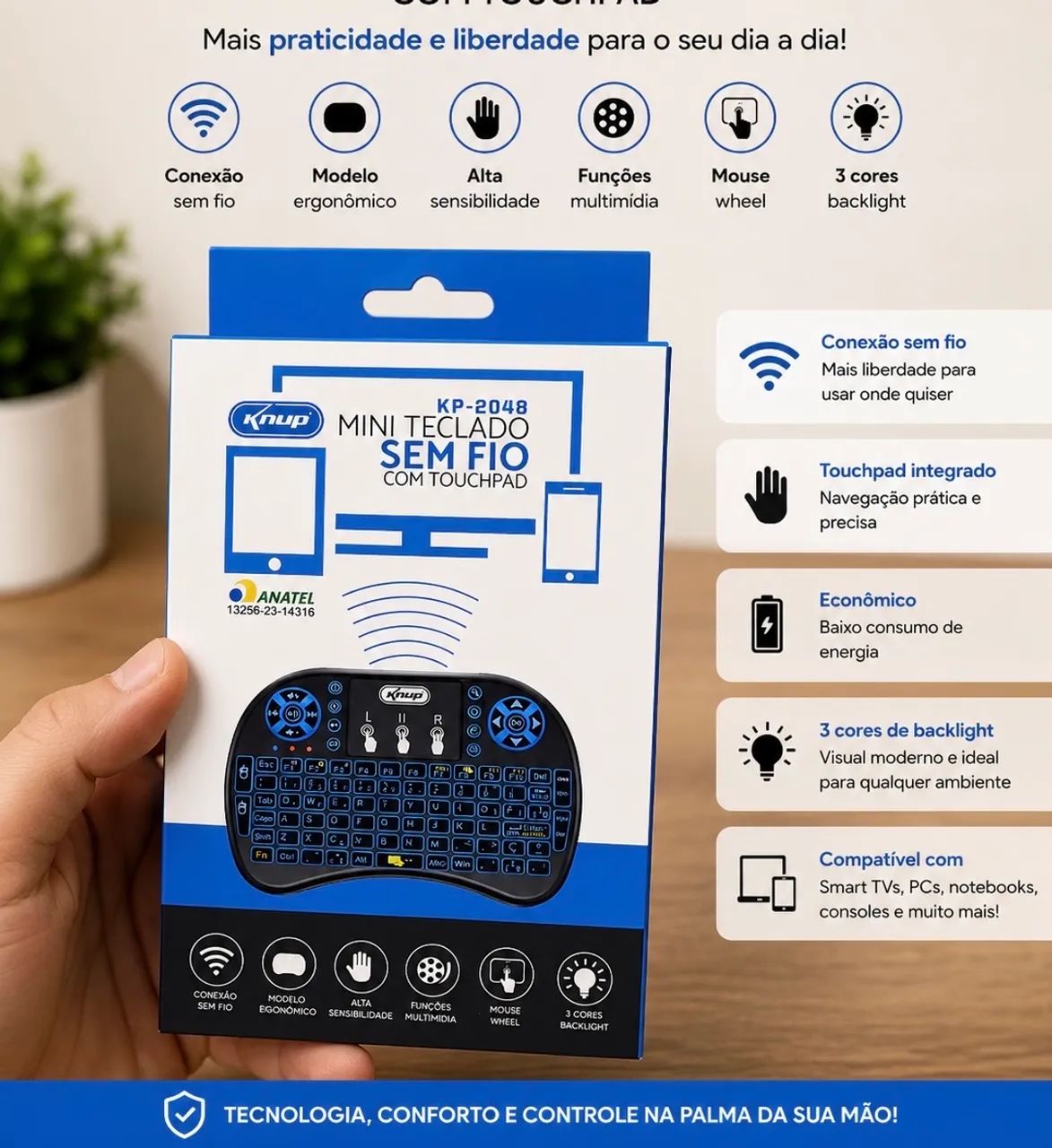 MINI TECLADO KP-2048