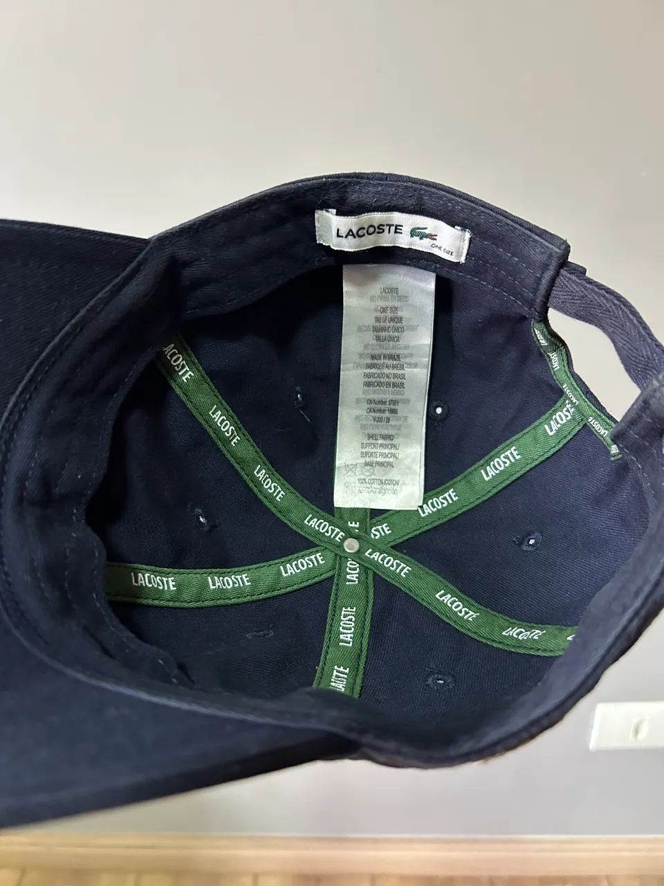 Boné Lacoste Gabardine Original - Foto 4