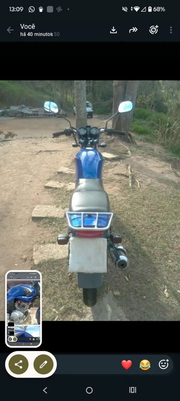 YBR 125 start  - Foto 3