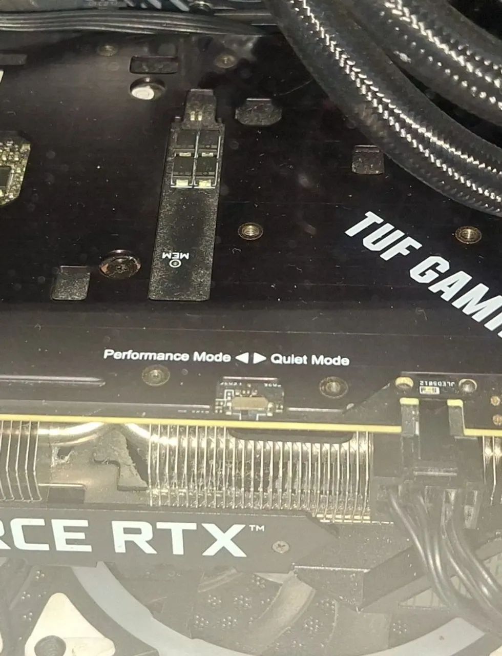 Rtx 3060 ti asus tuf OC mode 8gb - Foto 3