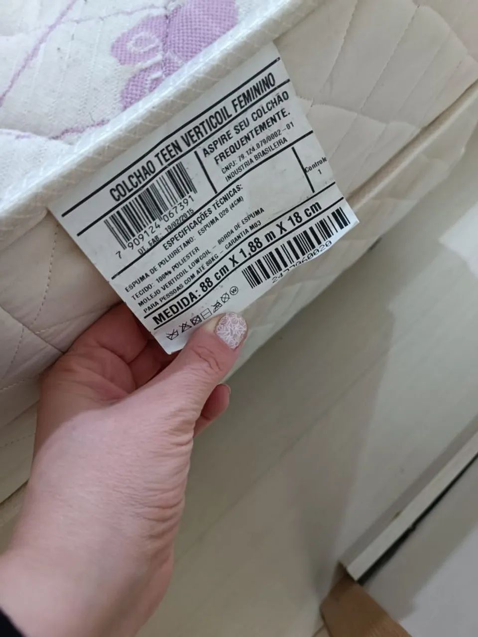 Cama solteiro com colchão e cama auxiliar  - Foto 5
