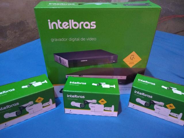 Super oferta 3 câmera + DVR intelbras em até 6 x sem juros