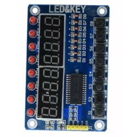 COD-AM57 Display Digital Led 8 Bits Vermelho Arduino Robotica Automação - Foto 4