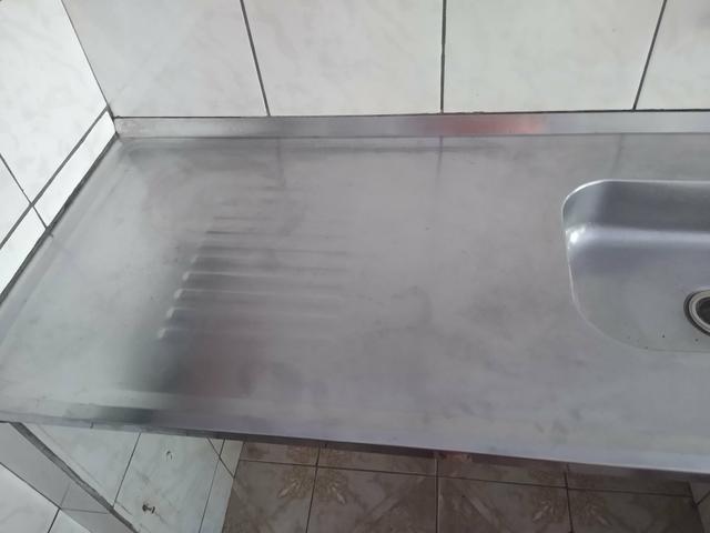 Pia inox 2 metros - Foto 2