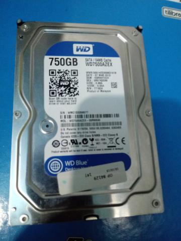 Hd de 750gb de.computador so 120 reais