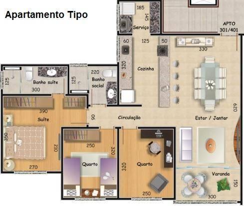 Apartamento 03 quartos no havaí. financie, use fgts. - Foto 2