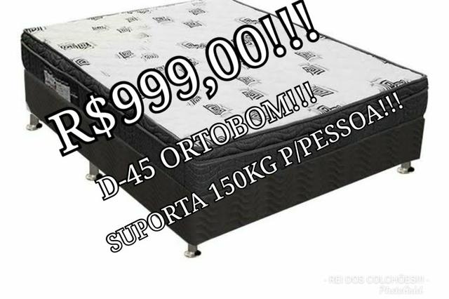 Black friday!!!conj.d45 ortobom casal!!!!oportunidade!!!