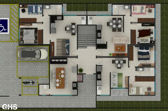 Apartamentos em construcao, bairro cercadinho, cidade campo largo entrada facilitada - Foto 5