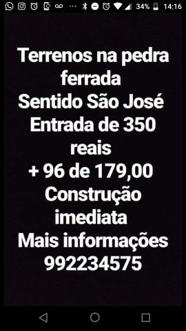Terrenos na pedra ferrada