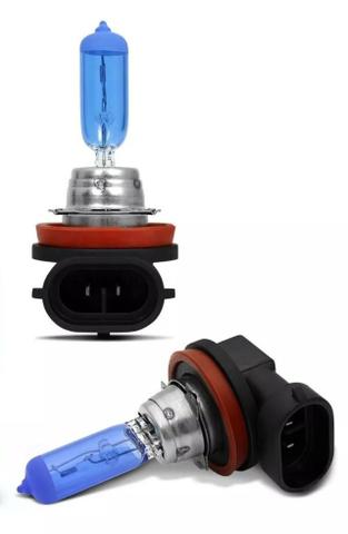 Par Lampada Super Branca H8 8500K 12V 35W - Foto 3