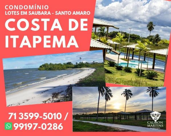 Lotes em Saubara, Costa de Itapema- Pagamento Facilitado, Praia Privativa