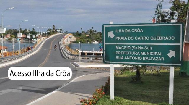 Litoral Norte - Barra de Santo Antônio - Ilha da Croa - Em Rua Pavimentada - Foto 2
