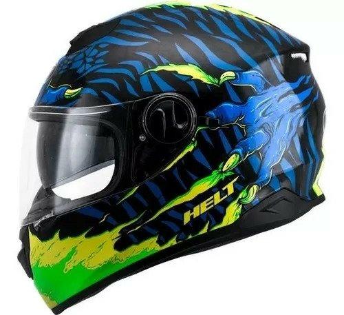Capacete com oculos escuros helt (ACEITO CARTAO)