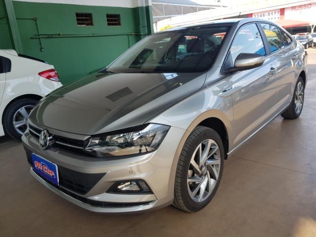 Vw virtus 1.0 higline tsi 200 2018/2019 prata completo