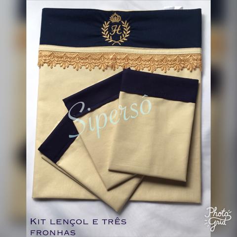Kit lençóis e fronhas para berço