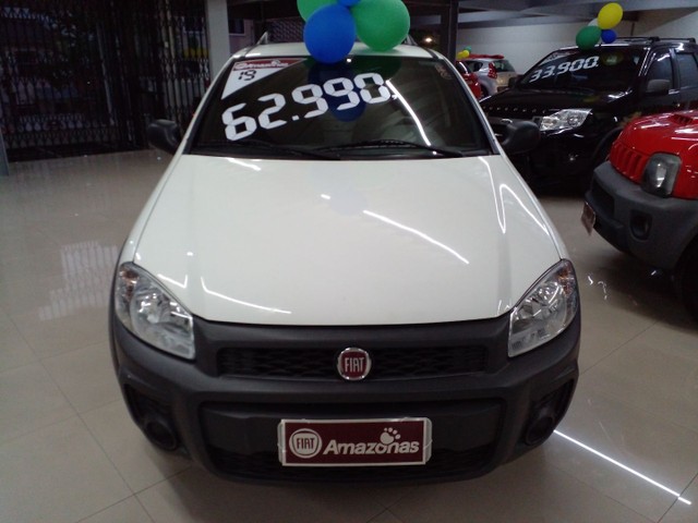 FIAT STRADA HARD WORKING 1.4 MANUAL FLEX 2019 BRANCO