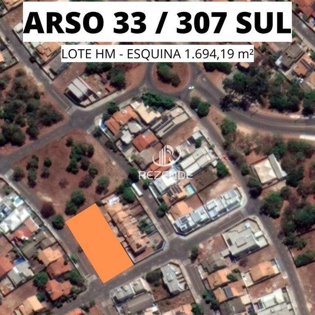 Terreno à venda, 1694 m² por R$ 900.000,00 - Plano Diretor Sul - Palmas/TO