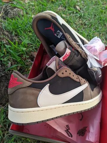 Air Jordan 1 Low X Travis Scott 'Dark Mocha' - Foto 5