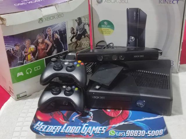 Xbox 360 Super Slim Bivolt Vídeo Game Completo Para Jogar