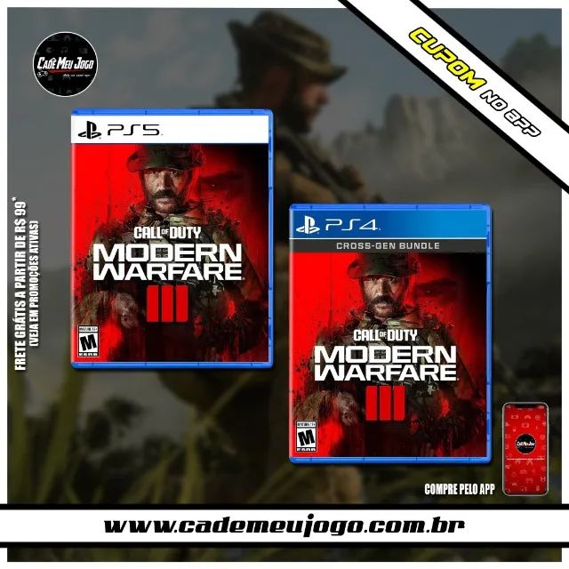 Call of Duty Modern Warfare 3 PS4 / PS5 - Mídia Física - Lacrado