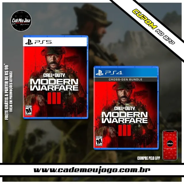 Call of Duty Modern Warfare Jogo PS4 Mídia Física