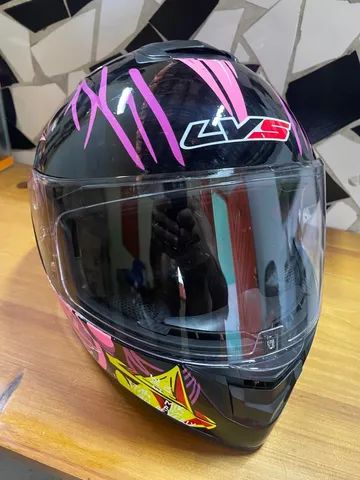 Capacete LVS com viseira dupla