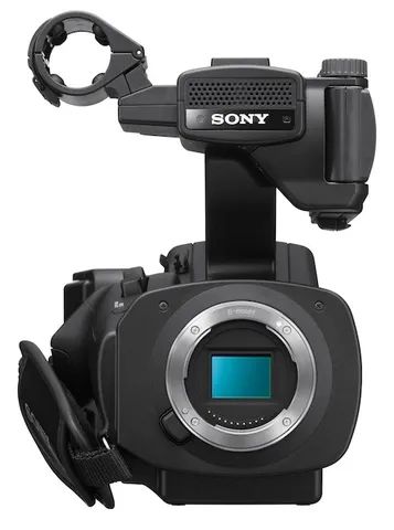 Filmadora profissional Sony Nex EA-50 + tripé - Foto 3