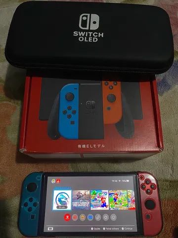 Nintendo Switch OLED Destravado com jogos a escolha - Estação Games