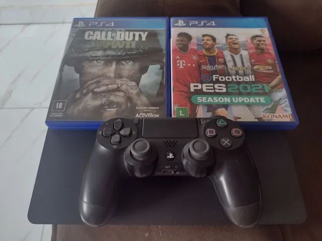 PlayStation 4 slim na caixa+2 controles especiais+jogos em 12X - Videogames  - Taguatinga Sul (Taguatinga), Brasília 1256076022