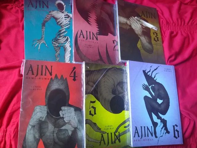 Mangá Ajin volumes 1 ao 6 - Livros e revistas - Aurora, São Luís