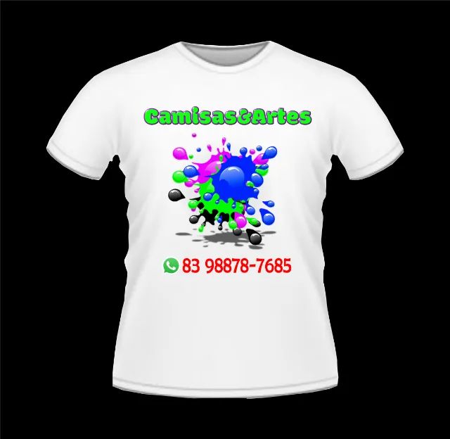 Camisas Personalizadas - Sublimação ou em DTF