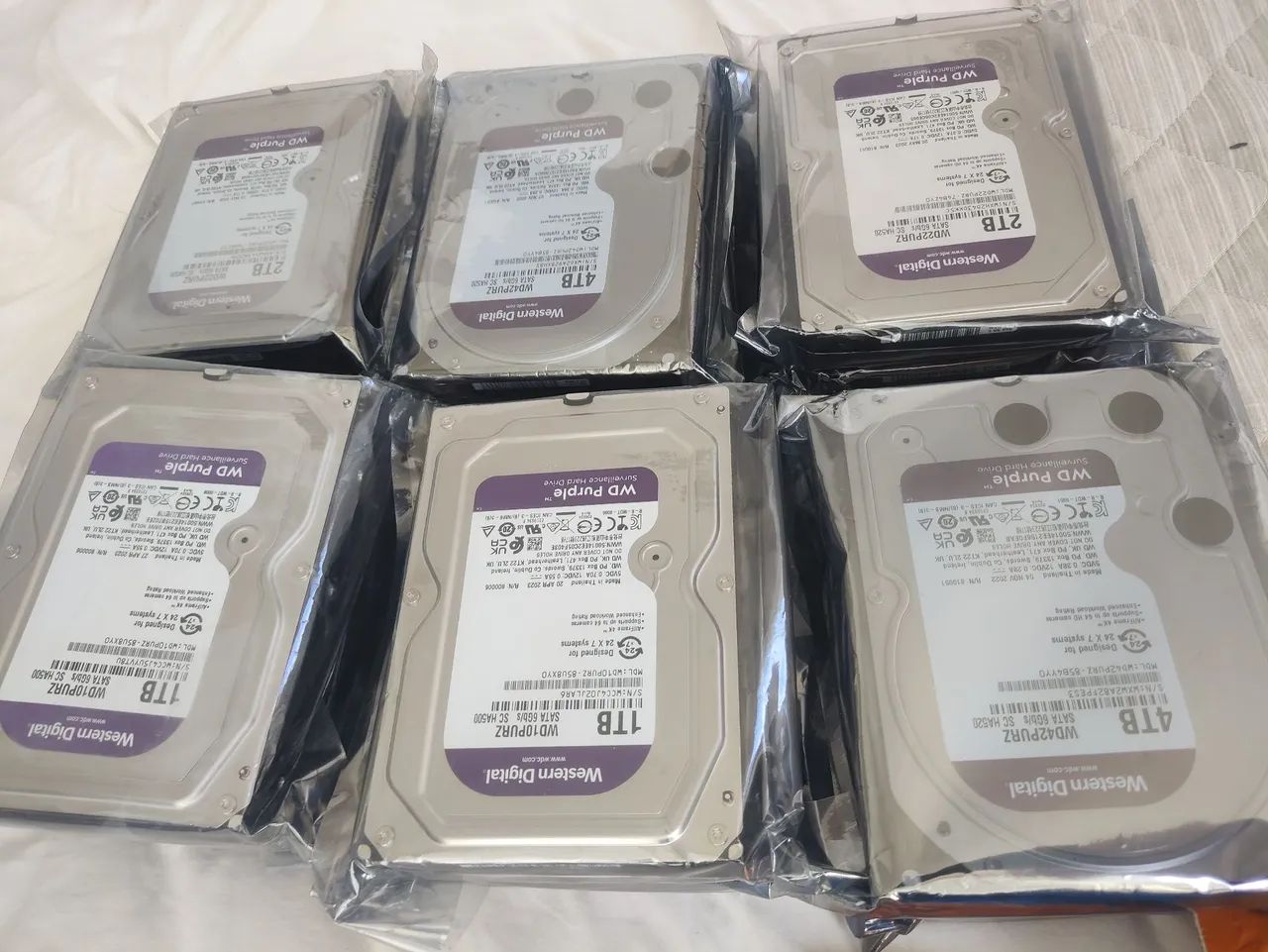 HDs 2tb purple original Intelbras wd23purz  - Foto 3