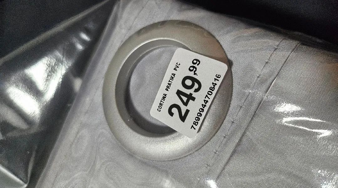 Cortina Pratica Lisa 2,60m x 2,30m - Nova - Foto 4