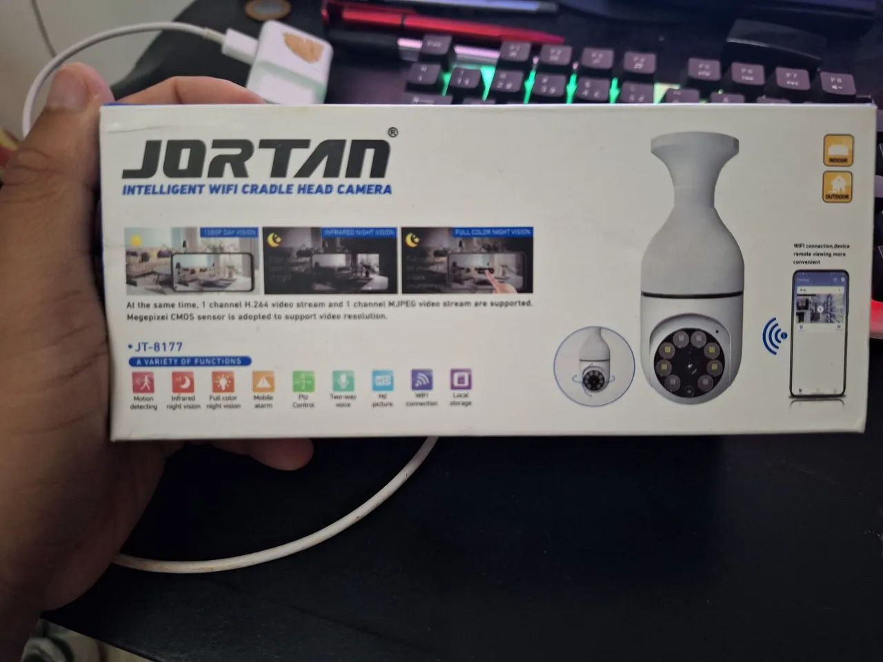 Câmera de Segurança Wi-Fi Inteligente