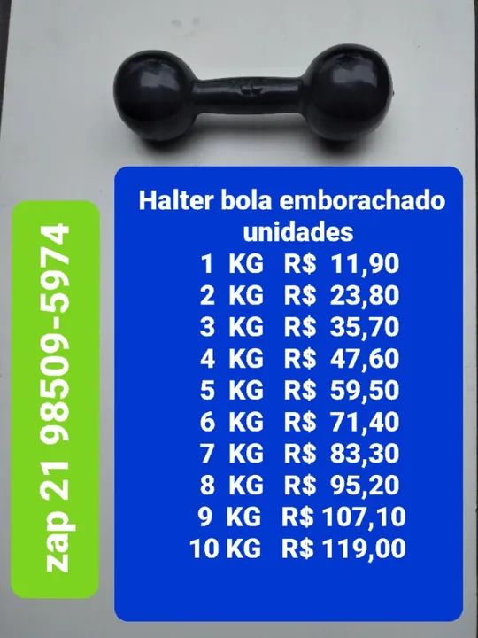 Halter de musculação - Foto 4