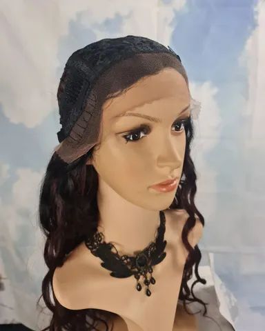 Peruca Lace Front Endless Collection Americana Chocolate Marsala  - Foto 5