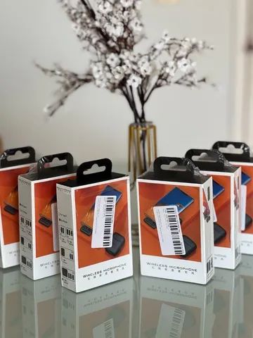 Microfone de Lapela sem fio Lavalier J13 Lacrado - Foto 6