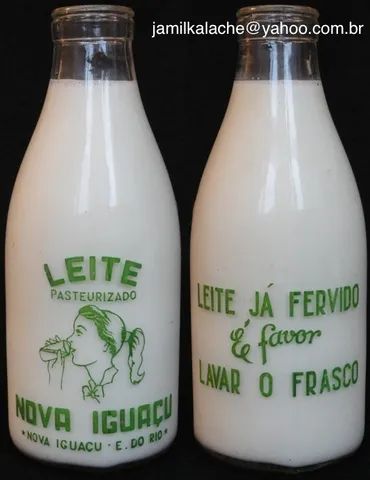 *** Garrafas / Litro de Leite de Vidro *** - Foto 5