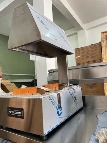 Conservador de fritura industrial em aço inoxidável