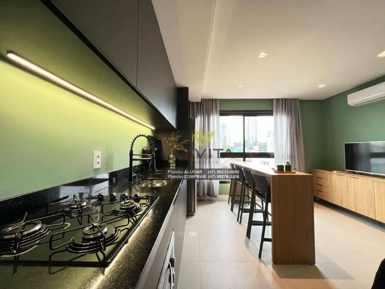 Apartamento Loft Studio, MOBILIADO, à venda - Res. Carbono Concept Lofts - Bairro Centro - - Foto 4