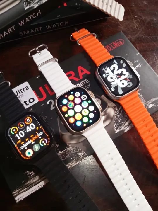 Relógio smartwatch ultra t10 faz e recebe ligação custo benefício 