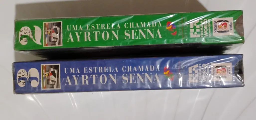 2 VHS Uma Estrela Chamada Ayrton Senna novos Lacrados, grande oportunidade para fãs   - Foto 3