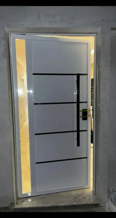 Portas pivotantes acm alumínio  - Foto 6